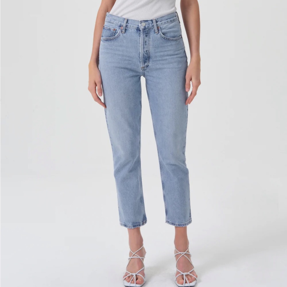 Agolde Riley High Rise Straight Jean